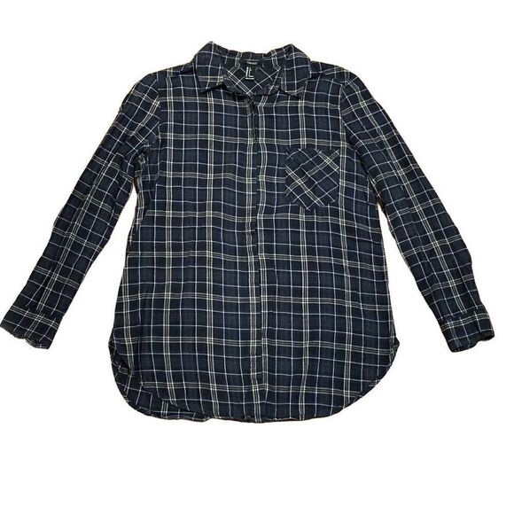 Forever 21 Button Down Plaid Flannel Size S - Picture 1 of 6